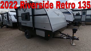 2022 Riverside Retro 135  RetroCool Ultra Lite Travel Trailer  OffRoad Package [upl. by Ominoreg]