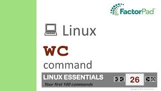 Linux wc command summary with examples [upl. by Valerle]