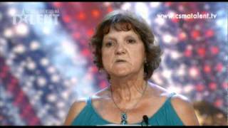 Marie Stejskalová  Česko Slovensko má talent 2010 [upl. by Aikahs]