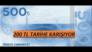 Beş Yüz TL Banknot ve 5 TL Madeni Para para besyüz madenipara banknotes merkezbankası af [upl. by Dragelin]