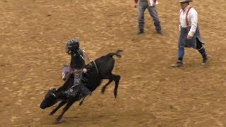 Calf Riding  2018 Junior Bull Riding National Finals NJBRA [upl. by Htir362]