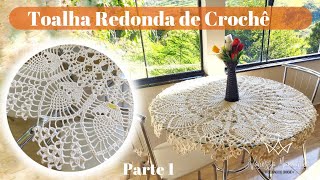 Toalha Redonda em Crochê✨ Parte 12 Por Vanessa Marcondes [upl. by Delp]