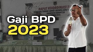 GAJI BPD 2023 [upl. by Georglana]