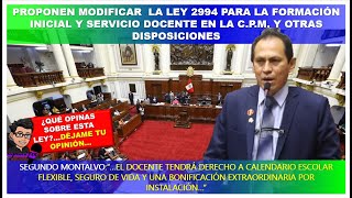 😱🔴Proponen seguro de vidabonificación de instalación y flexibilidad en el horario para docentes [upl. by Nodnas483]