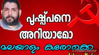 PUSHPANE ARIYAMO Malayalam Karaoke With Lyricsപുഷ്പനെ അറിയാമോ [upl. by Bell]