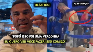 DET0NOU ATITUDE🚨 Vitor Belfort REAGE AO NOCAUTE de Popó sobre Bambam e MANDA DURO RECADO para Popó [upl. by Anawad144]