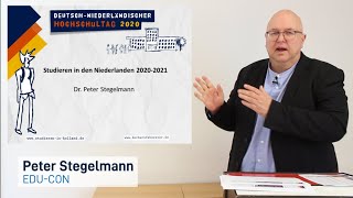 Vortrag Studieren in den Niederlanden  Peter Stegelmann [upl. by Eesdnyl423]