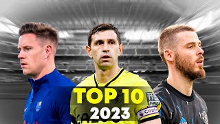 Top 10 Goalkeepers 2023  HD [upl. by Hanikas77]