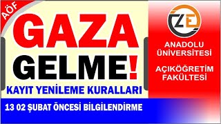 AÖF Bahar Dönemi Ders Seçimi Harç Ödeme Alttan Üstten Ders Alma Nasıl Yapılır [upl. by Tuhn633]