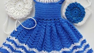 Crochet Dress For Baby Girl New Design 2024 [upl. by Ilenna900]