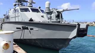 Coastal Riverine Squadron Two Exercise Aboard a Mk VI Patrol Boat [upl. by Esinad]