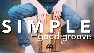 The Most Basic Cajon Groove  Lets Really Perfect It [upl. by Atirres]