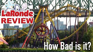 La Ronde Review  Is it Still the Worst Park Ever Montreal Canada Six Flags Theme Park [upl. by Uolymme]