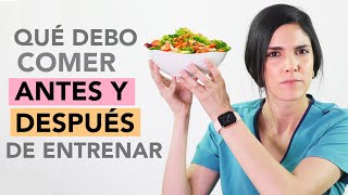 Qué comer ANTES y DESPUÉS de hacer ejercicio  Dra Jackie  Salud en Corto [upl. by Christy]