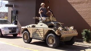 I Drove an Armored Military Vehicle Around Suburban Nashville [upl. by Ross]