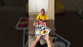 Giant UNO luck🙈 Subscribe to me✌🏻😉 subscribe play games funny [upl. by Younglove]