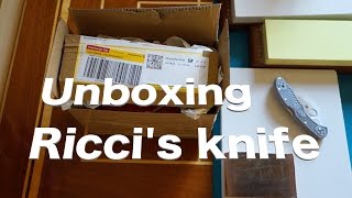 Unboxing Riccis knife Dankeschön Video [upl. by Almond500]