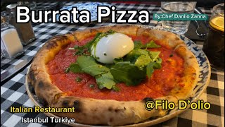 Burrata Pizza burrata cheese pizza peynir italianpizza istanbul türkiye yemek turkey hamur [upl. by Fulvia]