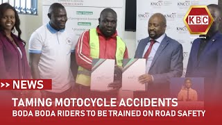 Boda Boda riders to be trained on road safety and first aid [upl. by Island]