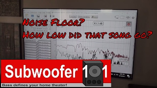 REW Real Time Analyzer Room EQ Wizard Finding Your Noise Floor and How Low Does That Song Go [upl. by Ehrlich560]