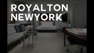 Royalton New York City View Alcove Suite  Room Walkthrough [upl. by Poole314]