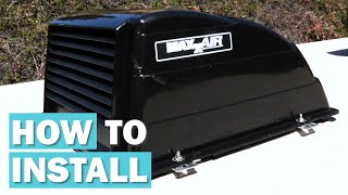 MaxxAir Vent Cover Installation  How to Install MaxxAir Vent Cover [upl. by Olimpia356]