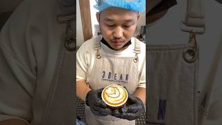 How to make tulips 🌷 remix dj housemusic lattemusic coffeeart coffee latteeart ￼ [upl. by Nojed542]