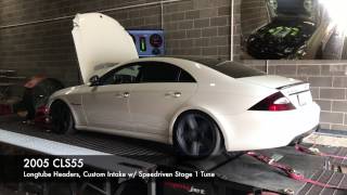 CLS 55 Supercharged Dyno [upl. by Nobel]