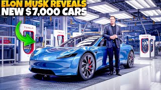 Elon Musks 7000 Tesla Car REVEALED [upl. by Ramuk]