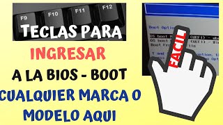 🔚Teclas para entrar ala bioscomo saber con que tecla entrar a mi bios Y boot hpdell lenovo 2024 [upl. by Hogg]