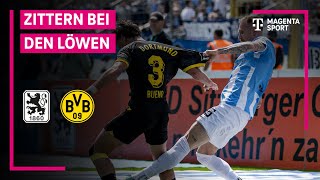 TSV 1860 München  Borussia Dortmund II Highlights mit LiveKommentar  3 Liga  MAGENTA SPORT [upl. by Yarezed880]