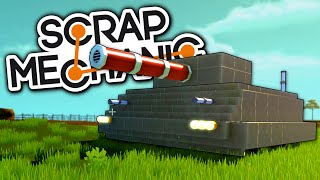 Scrap Mechanic Gameplay  BUILDING A TANK  Lets Play Scrap Mechanic Introduction [upl. by Notrab793]