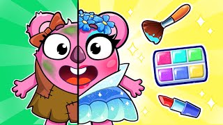 Princess Beauty Makeup Song 💄😍  Funny Kids Songs 😻🐨🐰🦁 And Nursery Rhymes by Baby Zoo [upl. by Hsilgne411]