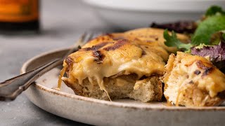 Caramelized Onion Welsh Rarebit Recipe [upl. by Kieger]