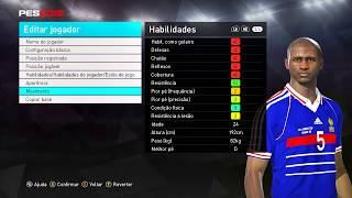 PES 2018  PATRICK VIEIRA FACESTATS  OFICIAL KONAMI DLC 40 [upl. by Mora]