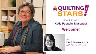 AQS Quilting Stars with Katie Pasquini Masopust [upl. by Nahgem]