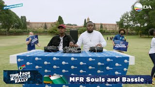 MFR Souls ft Bassie  Bathandwa performance at the DAs TimeForChange Rally [upl. by Cleon]