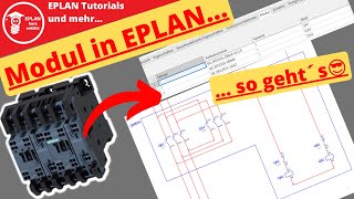 So erstellst du ein Modul in EPLAN Makro Artikelverwaltung Schaltplan [upl. by Cordeelia]