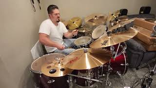 Bonzo Style Hi Hat Tambourine Drum Solo [upl. by Aima]