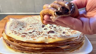 🥞RECETTE ULTRA RAPIDE ET FACILE DES CRÊPES BRETONNES MOELLEUSES ET SANS GRUMEAUX🥞 [upl. by Tessa]