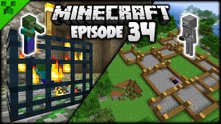 Spawners amp Minecraft Mansion Layout  Pythons World Minecraft Survival Lets Play  Episode 34 [upl. by Ayalahs203]