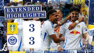 Extended highlights  Leeds United 33 Portsmouth  EFL Championship [upl. by Raynata247]