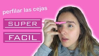 Perfilado de cejas SUPER FÁCIL  Ziruec Makeup [upl. by Gariepy]