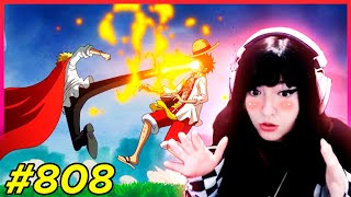 👒SANJI VS LUFFY Reacción  One Piece 807808 Reaction [upl. by Iruj]