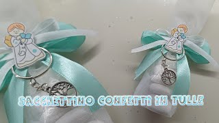 Sacchettino confetti in tulle [upl. by Nahtal]