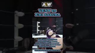 Veny vs Emi Sakura from All Elite Wrestling CheapheatSpotfest [upl. by Mcintosh]