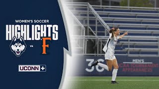 HIGHLIGHTS  UConn Womens Soccer vs Cal State Fullerton [upl. by Carmella]