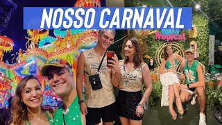 NOSSO CARNAVAL NA SAPUCAÍ  VLOGÃO [upl. by Nievelt]