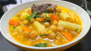 Sopa de Garbanzos con Costilla de Res [upl. by Anthea645]