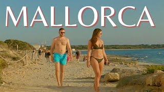 Beach walk  Platja des Trenc  Mallorca MAJORCA  Spain 4K Edited [upl. by Deragon]